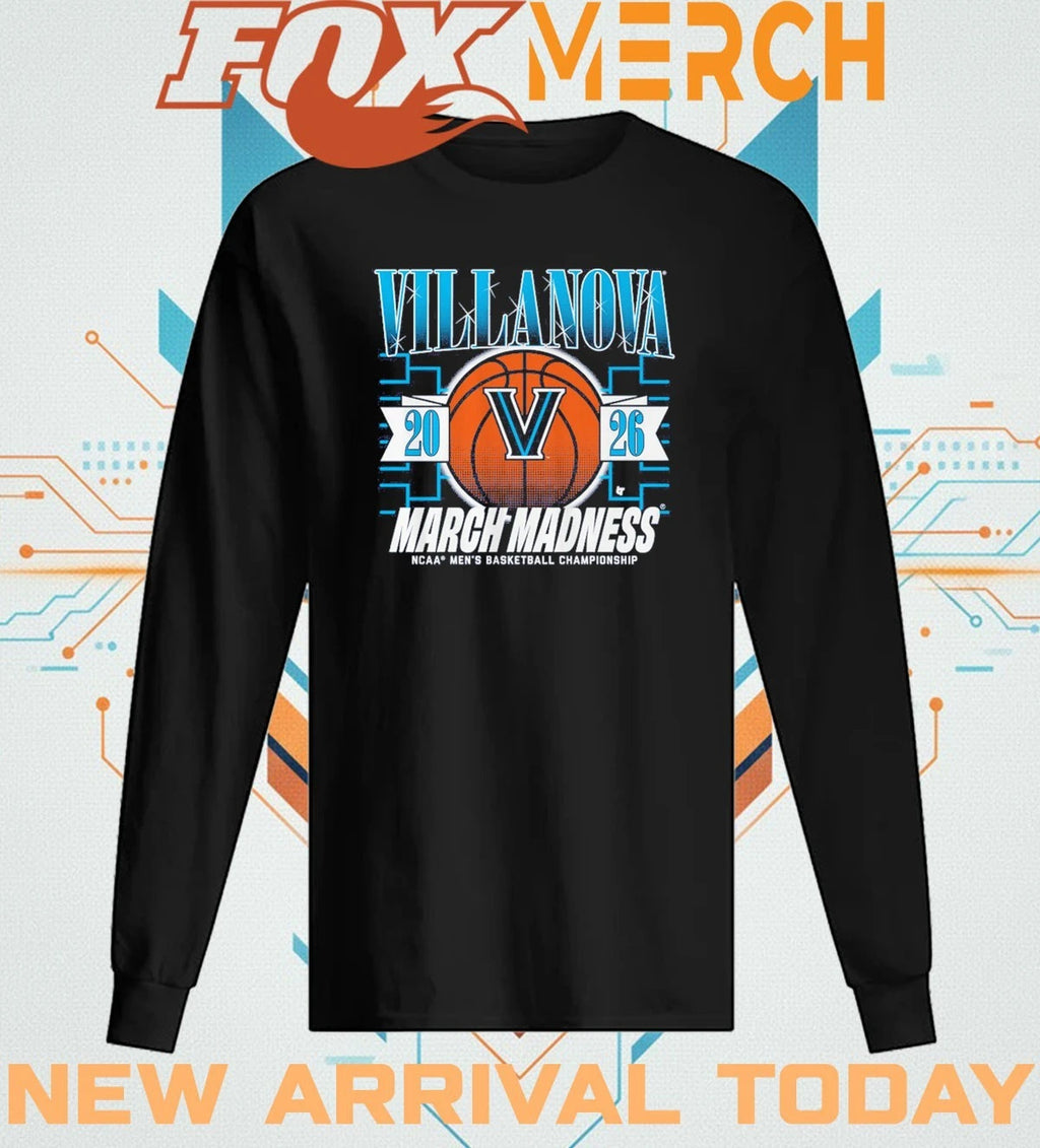 Villanova Wildcats Men’s Basketball 2026 March Madness t-shirt