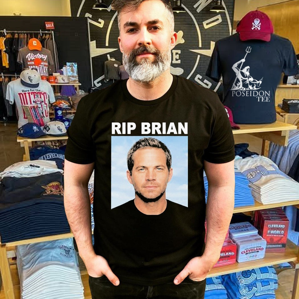 Vin Diesel Rip Brian Paul Walker T-shirt