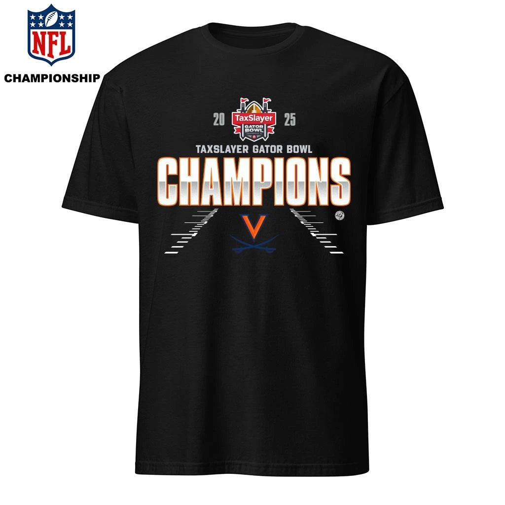 Virginia Cavaliers 2025 TaxSlayer Gator Bowl Champions Shirt