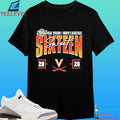 Virginia Cavaliers 2026 Ncaa Women’s Basketball Tournament March Madness Sweet 16 Court Shot Shirt