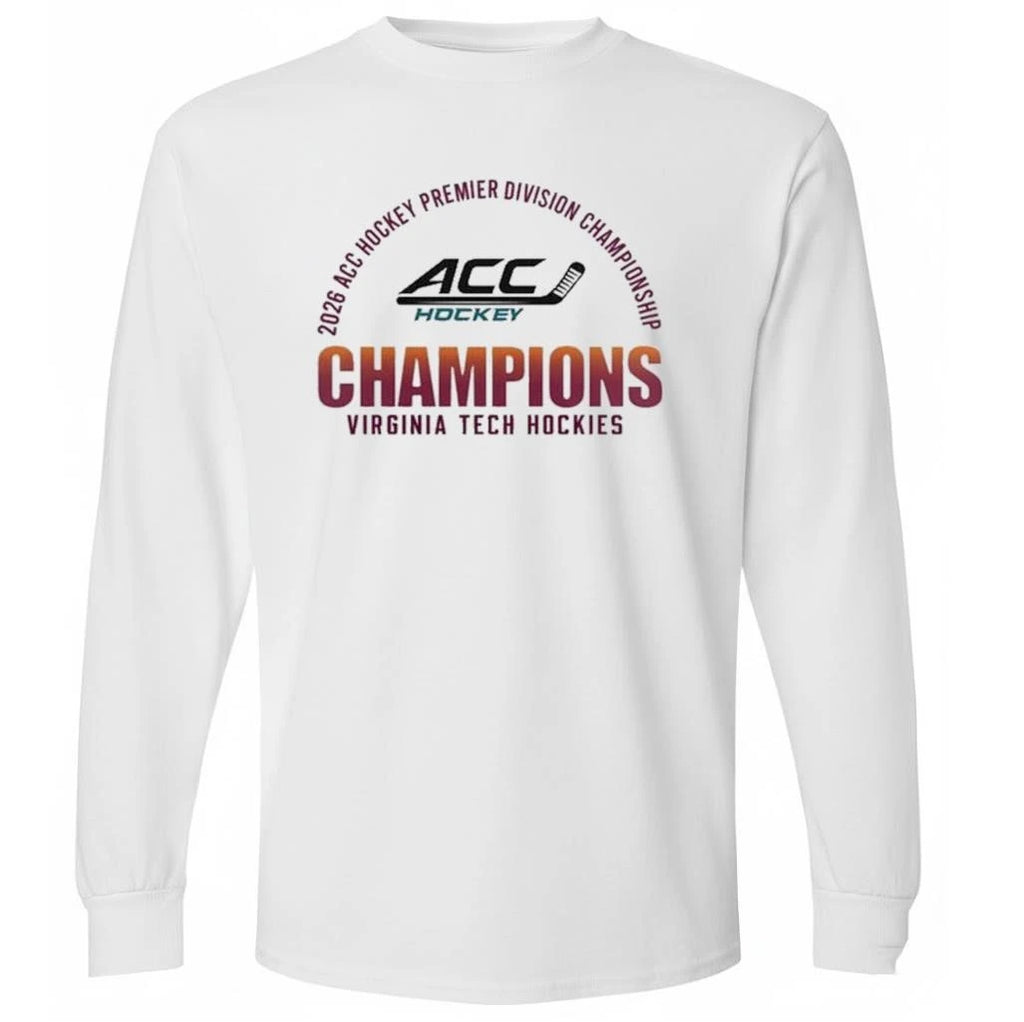 Virginia Tech Hokies 2026 ACC Hockey Premier Division Champions Shirt