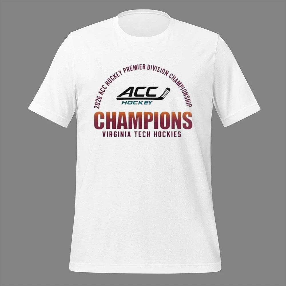 Virginia Tech Hokies 2026 ACC Hockey Premier Division Champions Shirt