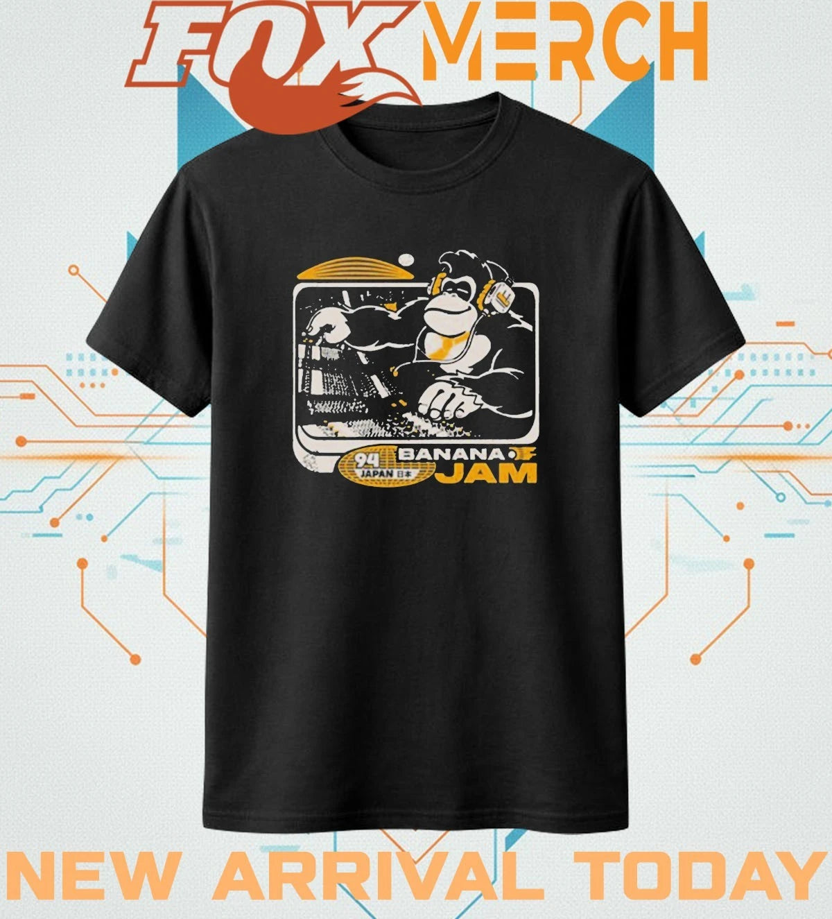 Wario64 donkey kong banana jam t-shirt