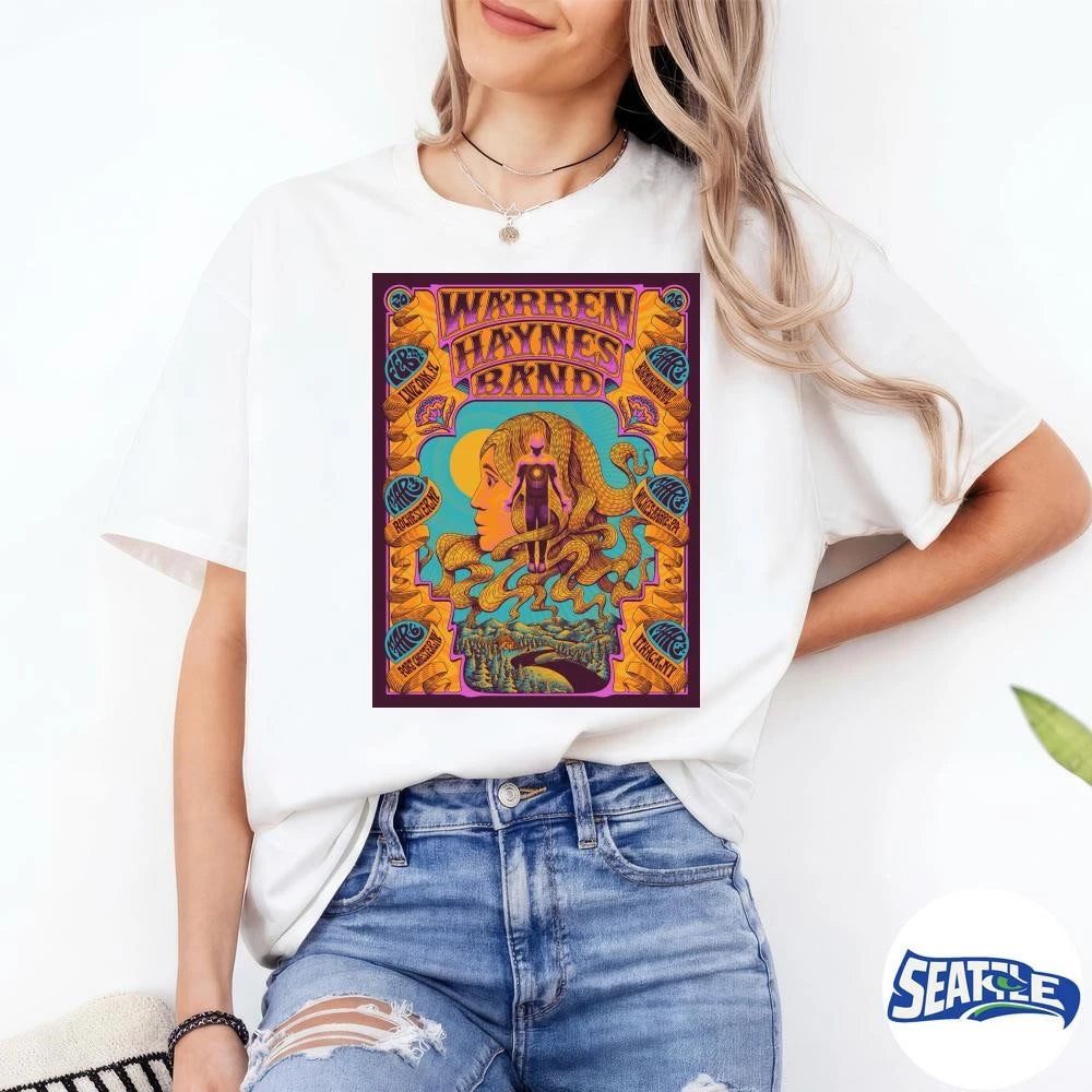 Warren Haynes Band February and March 2026 Tour February 27 OAK, FL Poster shirt