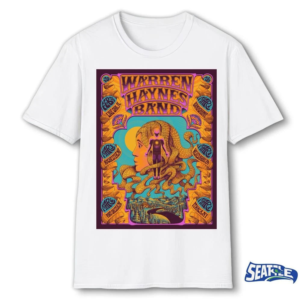 Warren Haynes Band February and March 2026 Tour February 27 OAK, FL Poster shirt