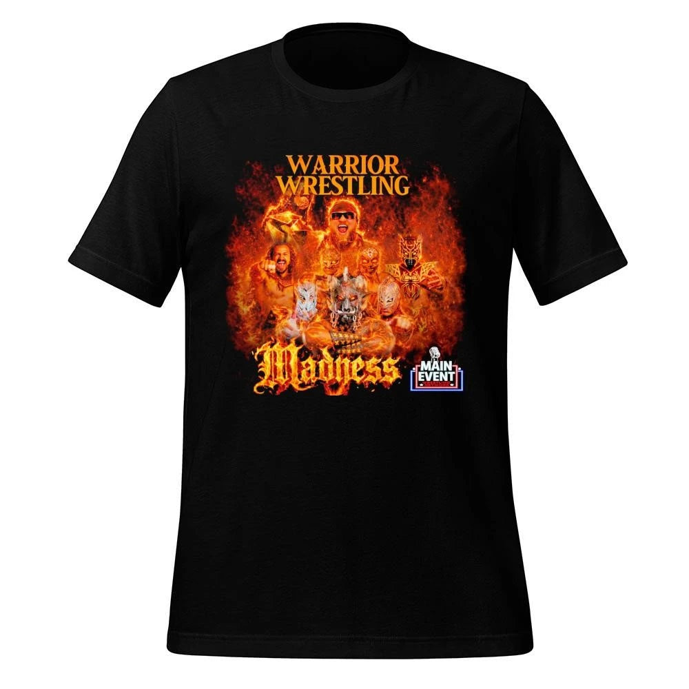 Warrior Wrestling Madness Main Event Wrestling Network Shirt