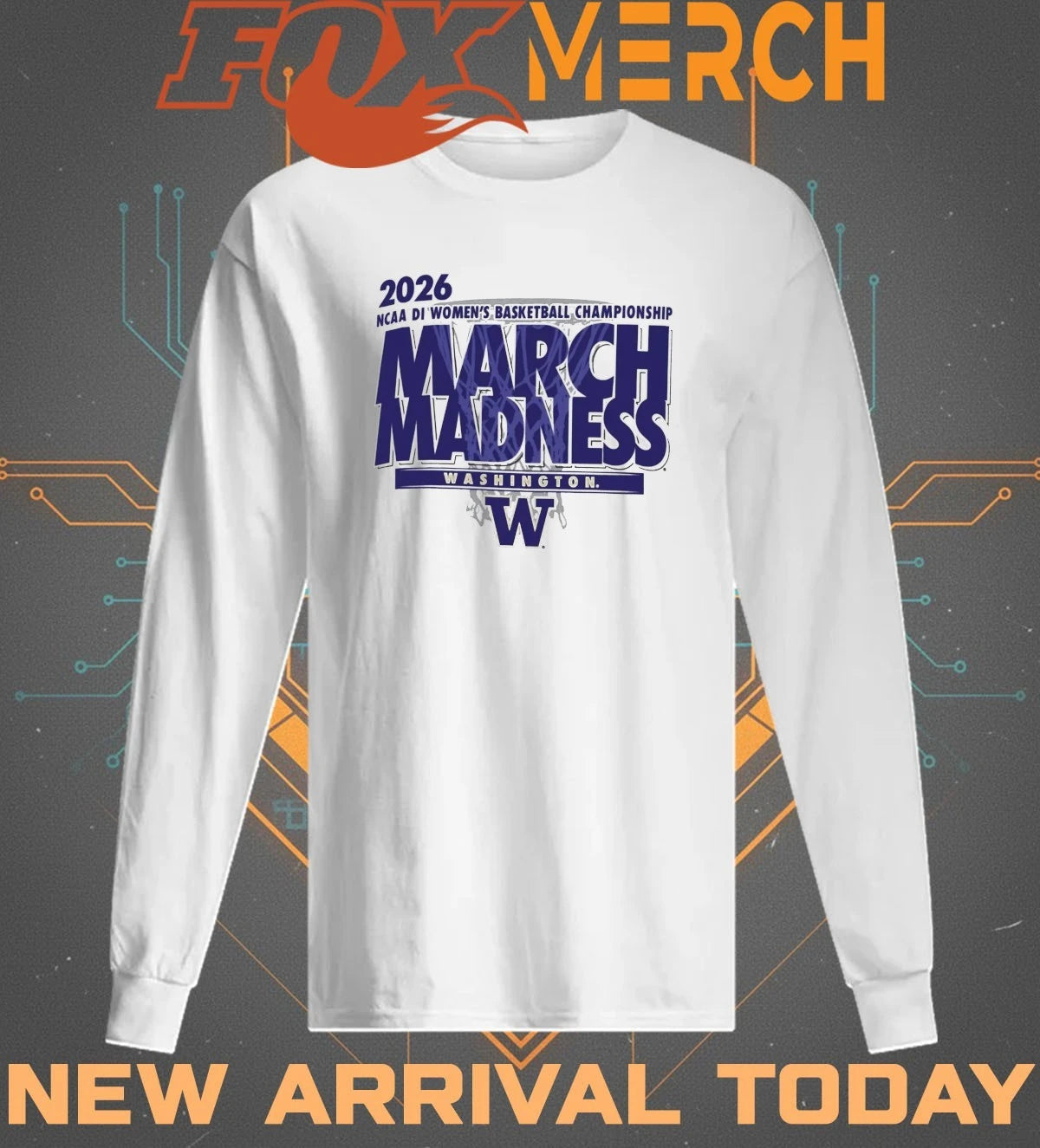 Washington Huskies 2026 NCAA DI Women’s Basketball Championship March Madness shirt
