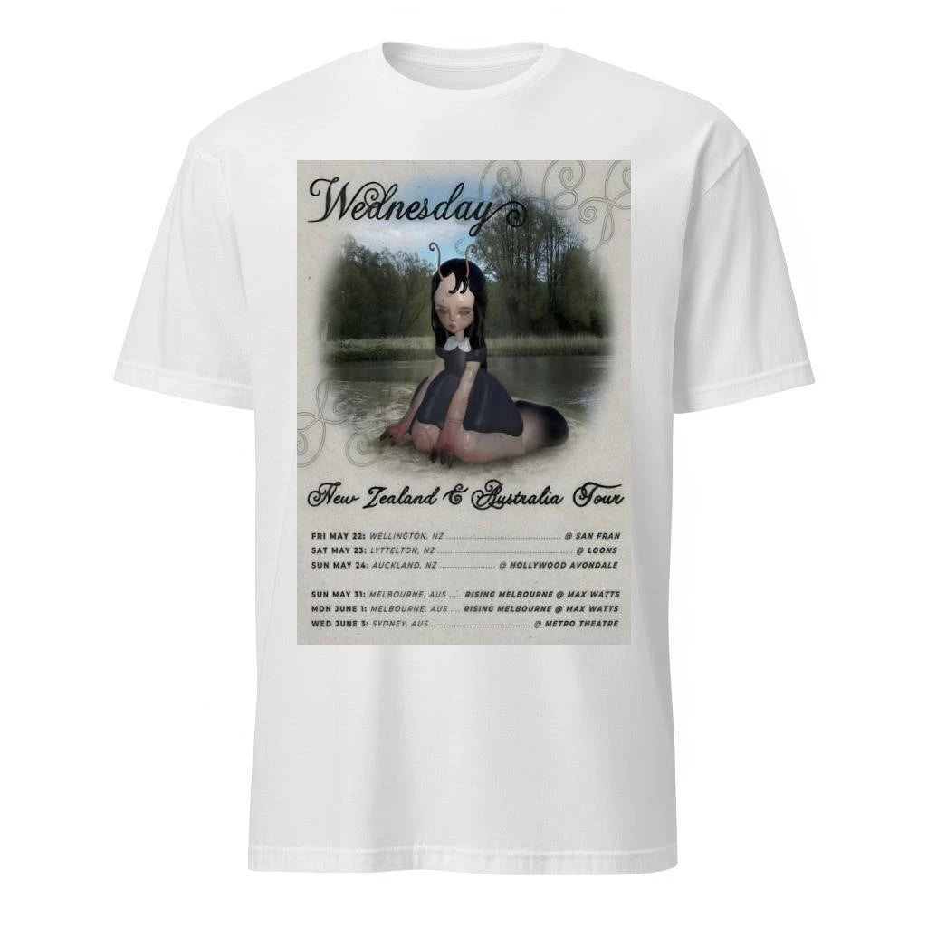 Wednesday New Zealand &amp; Australia 2026 Poster Shirt