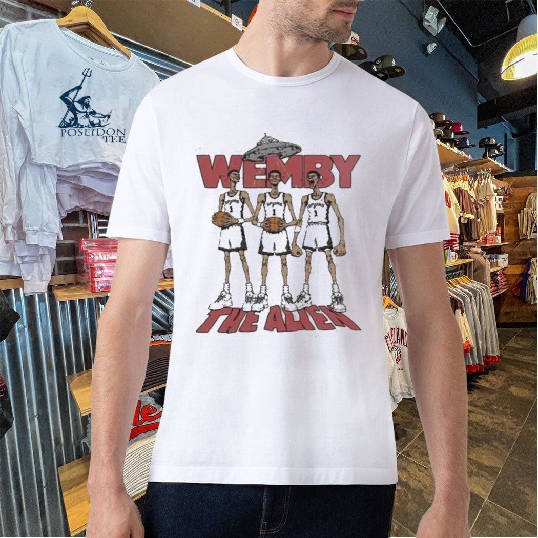 Wemby The Alien Victor Wembanyama San Antonio Spurs Nba Finals 2026 T-shirt