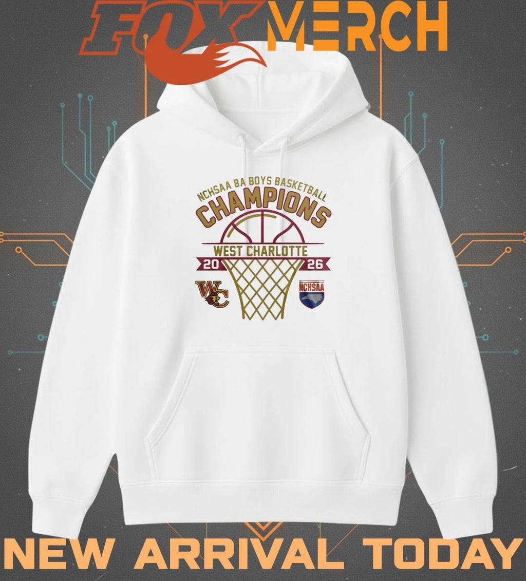 West Charlotte 2026 8A Boys Basketball Champions t-shirt