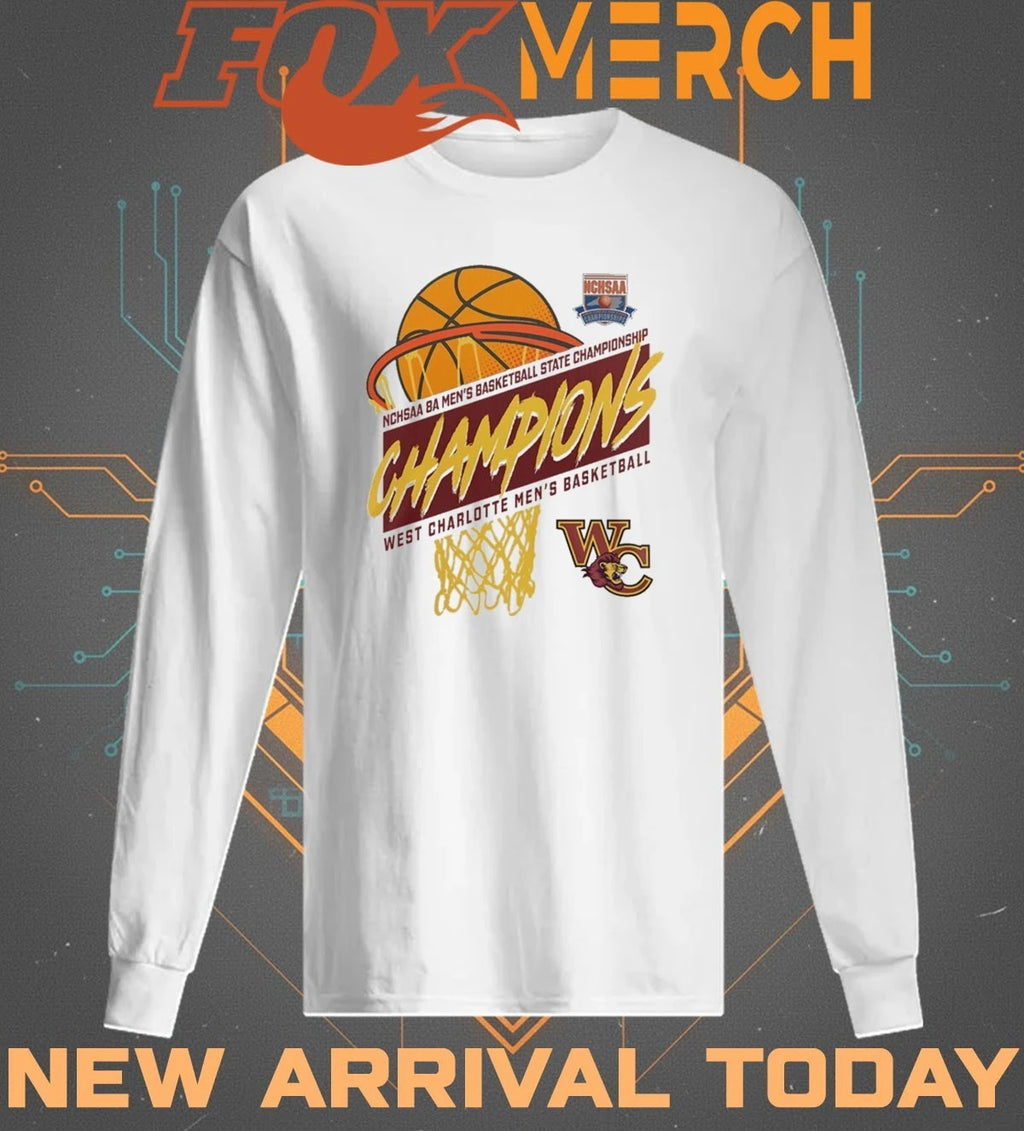 West Charlotte NCHSAA 8A Men’s Basketball State Champions 2026 t-shirt