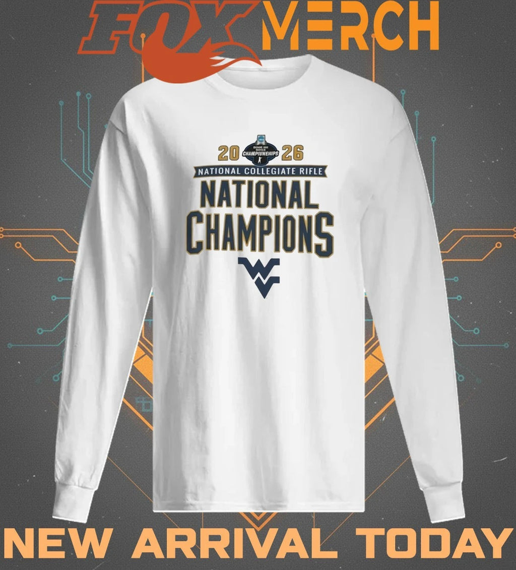 West Virginia Mountaineers 2026 National Collegiate Rifle National Champions shirt