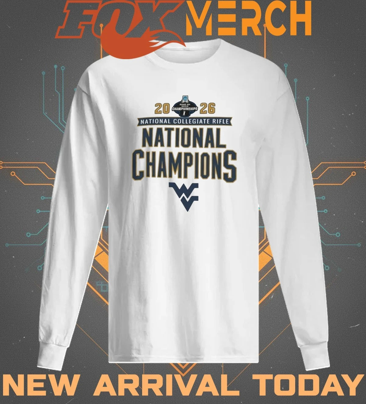 West Virginia Mountaineers 2026 National Collegiate Rifle National Champions shirt
