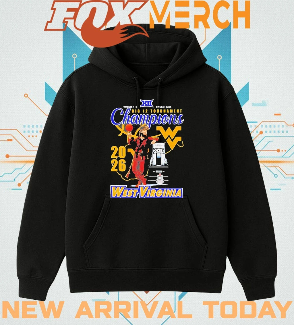 West Virginia Mountaineers Women’s Basketball Big 12 Tournament Champions t-shirt
