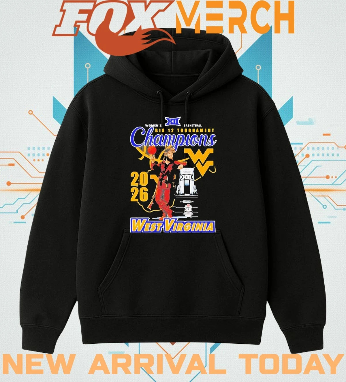 West Virginia Mountaineers Women’s Basketball Big 12 Tournament Champions t-shirt