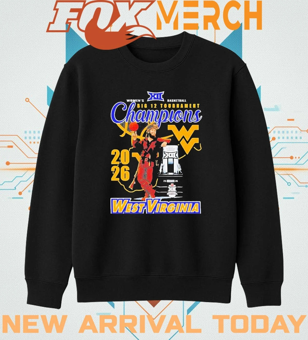 West Virginia Mountaineers Women’s Basketball Big 12 Tournament Champions t-shirt