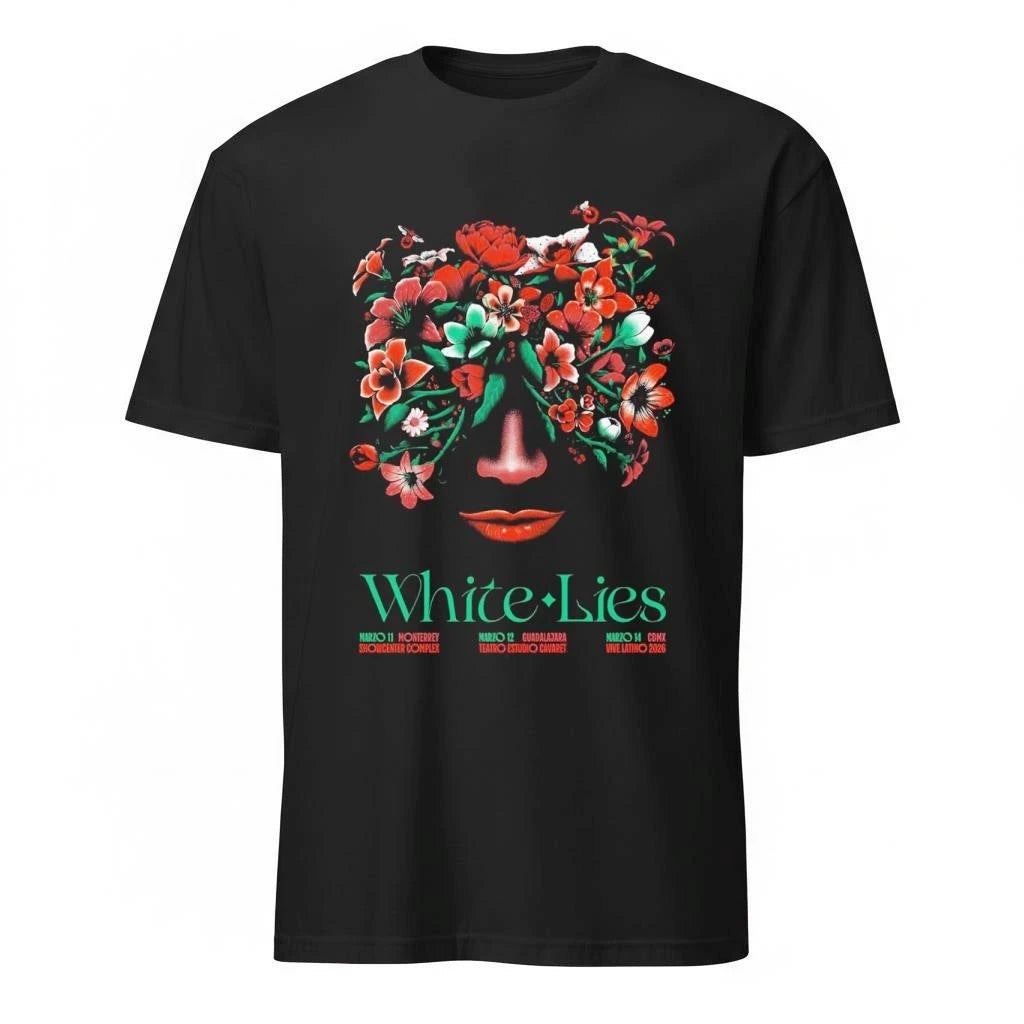 White Lies Guadalajara MX Mar 12 2026 Poster Shirt