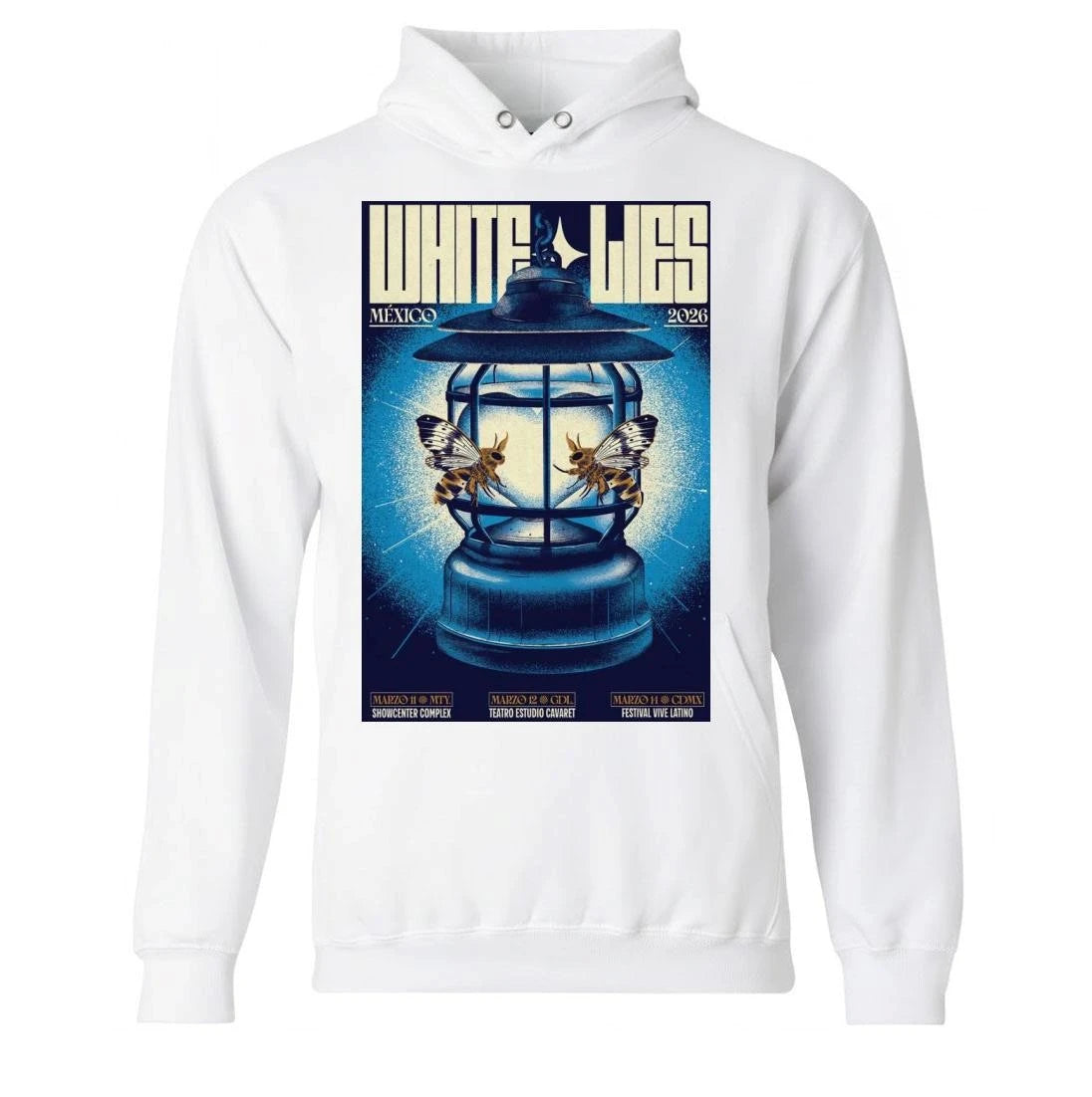 White Lies Mexico March 11-14 2026 Event Poster Shirt