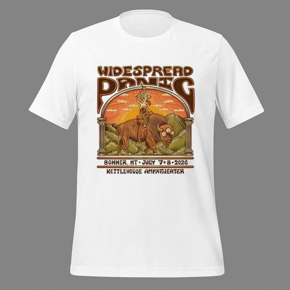Widespread Panic Bonner MT On July 7-8 2026 Shirt