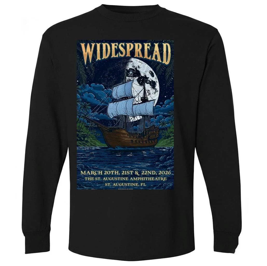 Widespread Panic Saint Augustine, FL March 20-22 2026 Saint Augustine Amphitheatre Tour Poster Shirt