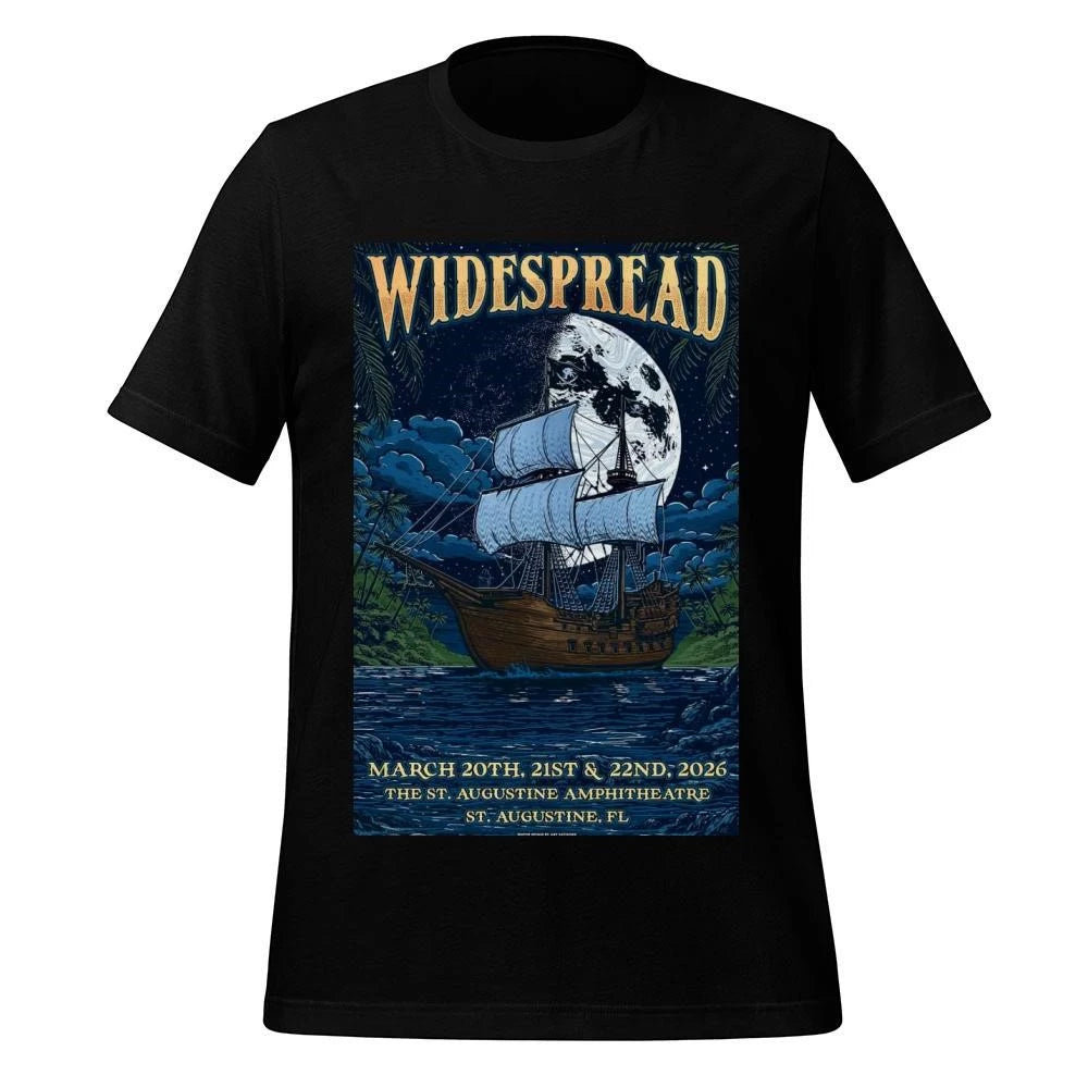 Widespread Panic Saint Augustine, FL March 20-22 2026 Saint Augustine Amphitheatre Tour Poster Shirt