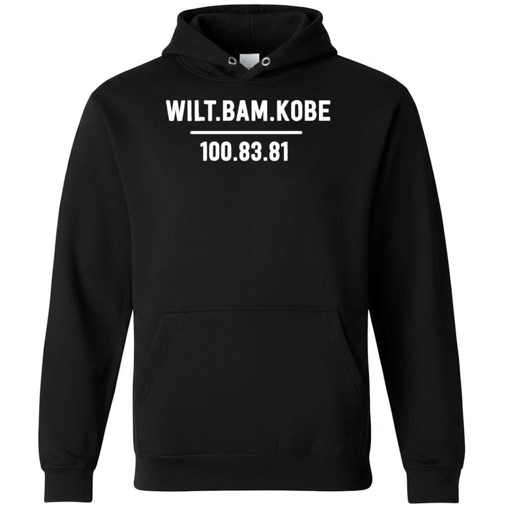 Wilt Bam Kobe 100 83 81 3 Players Most Points In A Game In NBA History Shirt