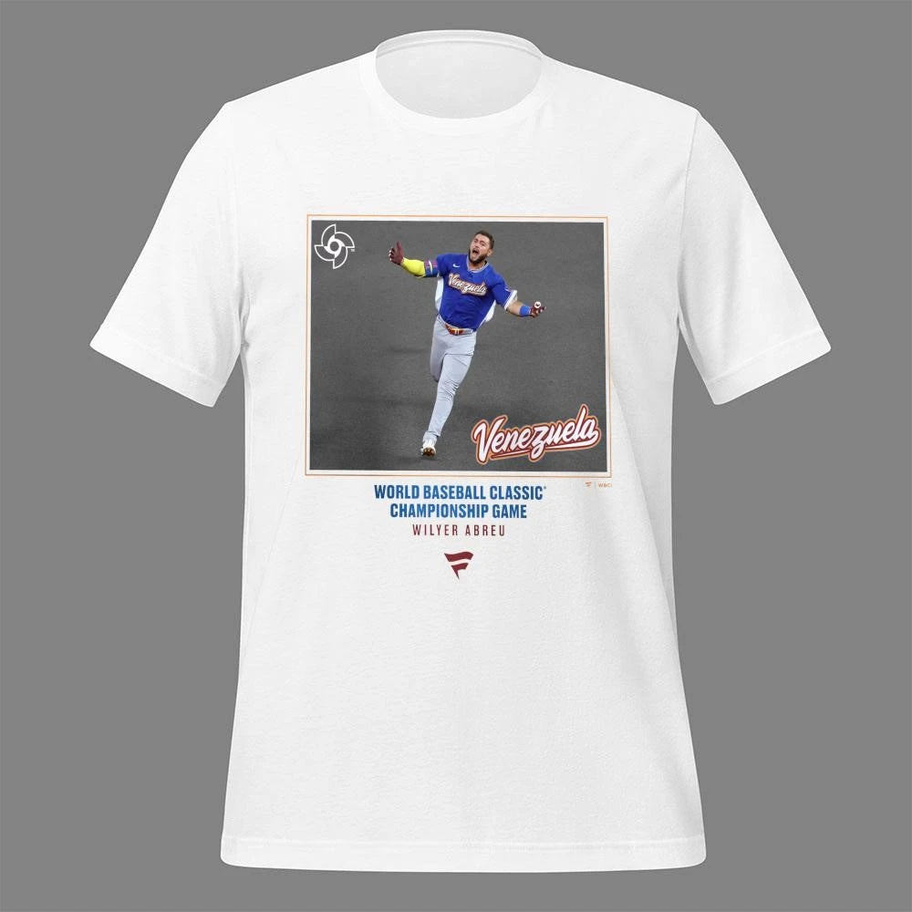 Wilyer Abreu Venezuela Baseball 2026 World Baseball Classic Home Run Shirt