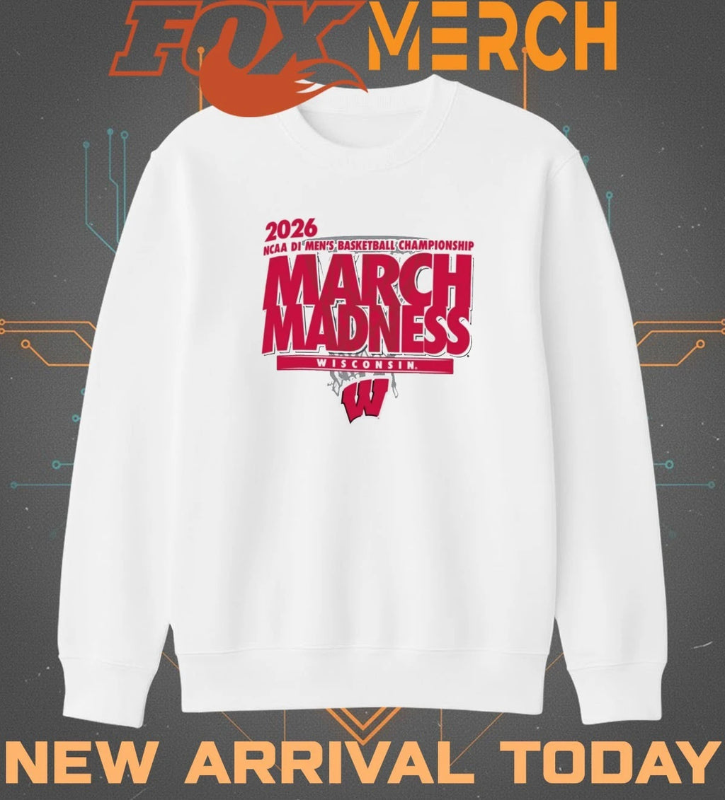 Wisconsin Badgers 2026 NCAA DI Men’s Basketball Championship March Madness shirt