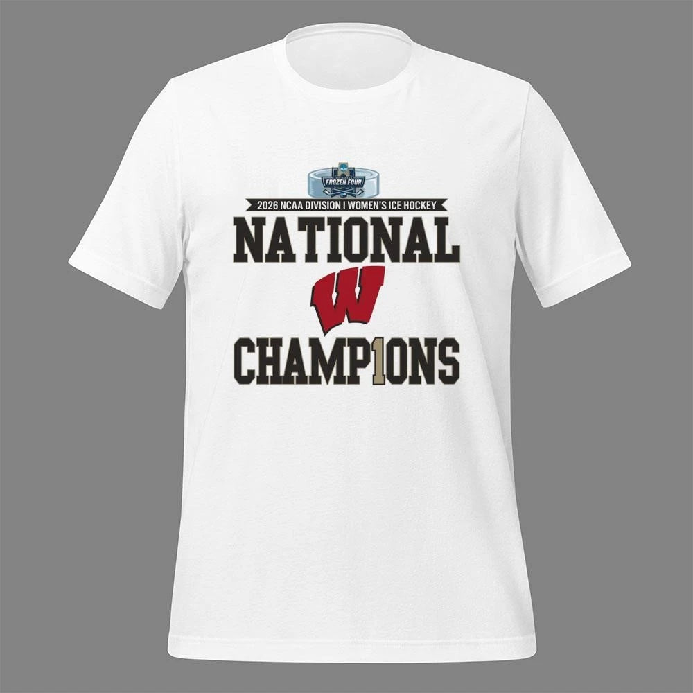 Wisconsin Badgers 2026 Women’s Hockey National Champions Shirt