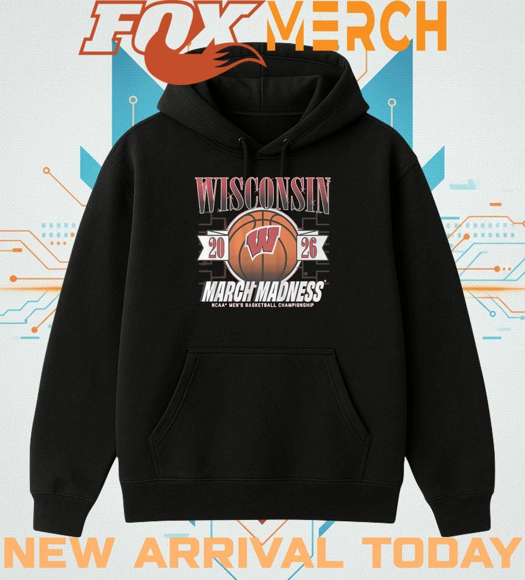 Wisconsin Badgers Men’s Basketball 2026 March Madness t-shirt