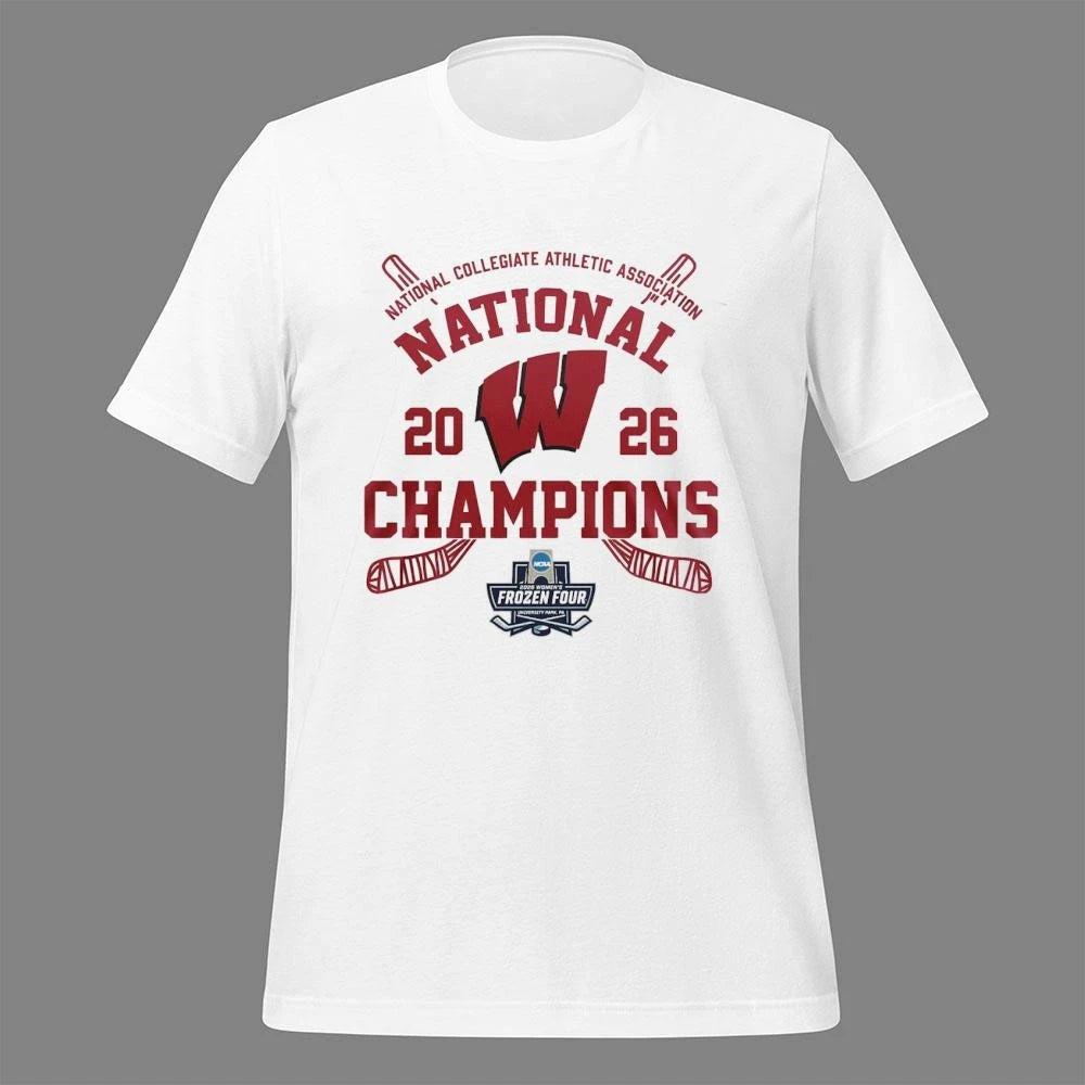 Wisconsin Badgers NCAA Hockey National Champions 2026 Shirt