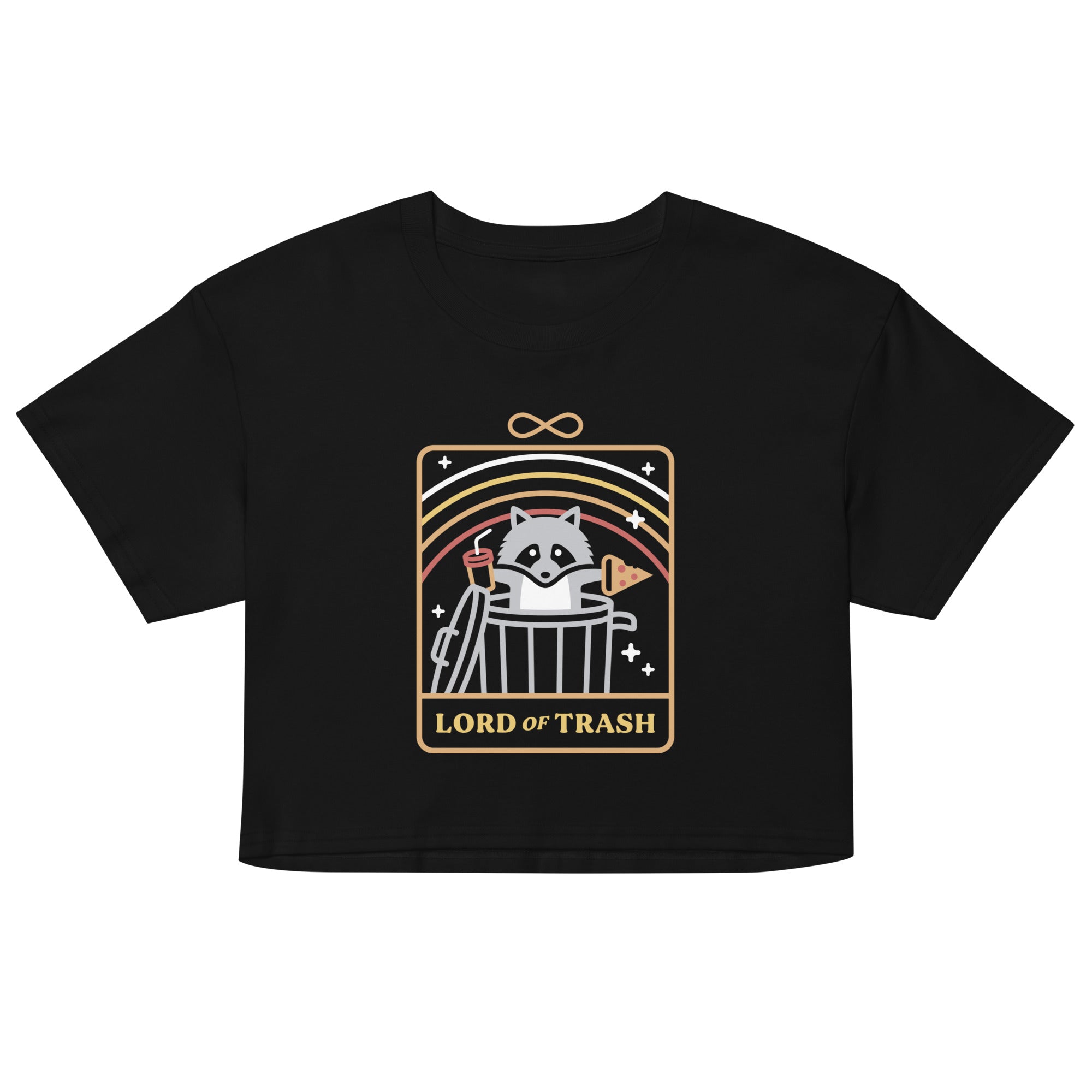 Lord Of Trash Tarot Women's Crop Tee