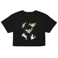 Sharks In Space Women's Crop Tee