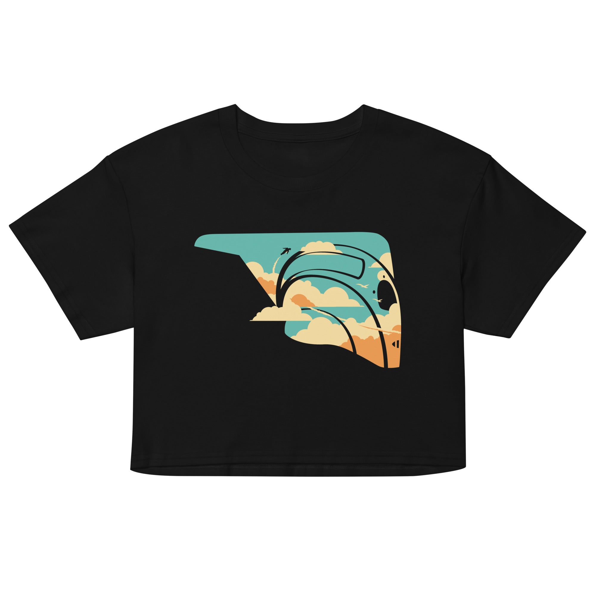 Sky Rocket Women's Crop Tee