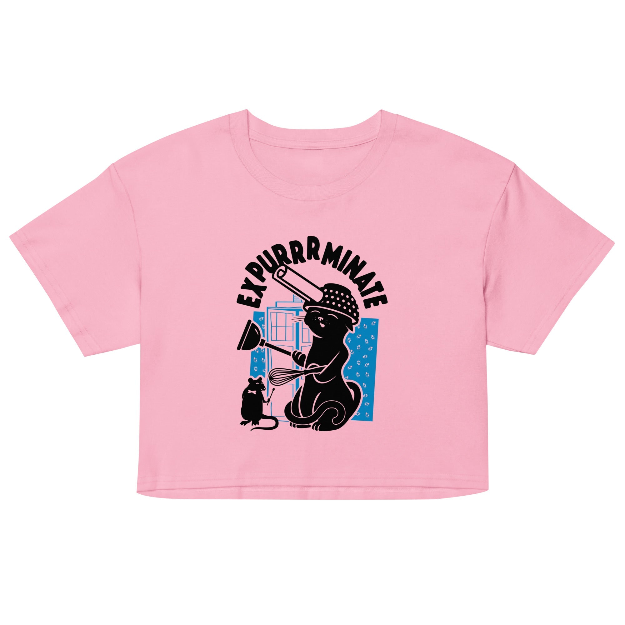 Expurrrminate Women's Crop Tee