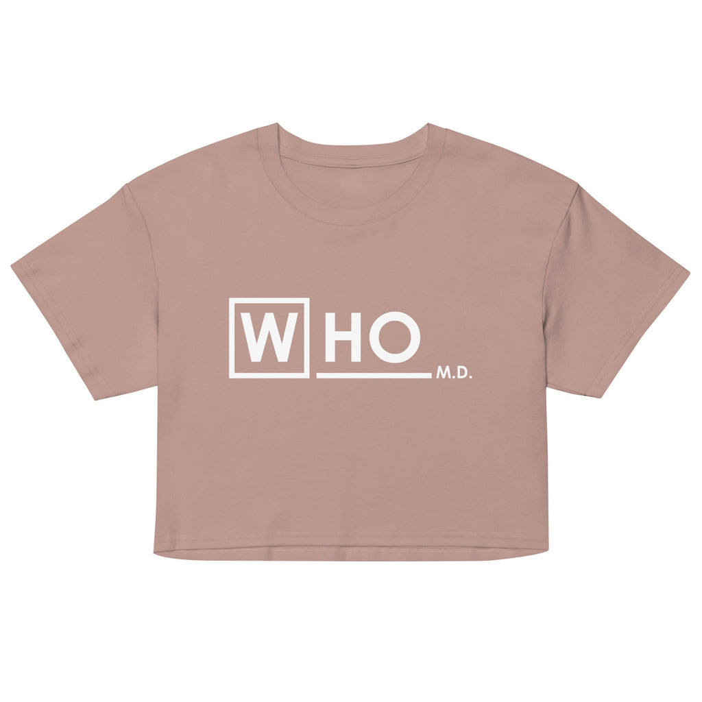 Who MD Women's Crop Tee