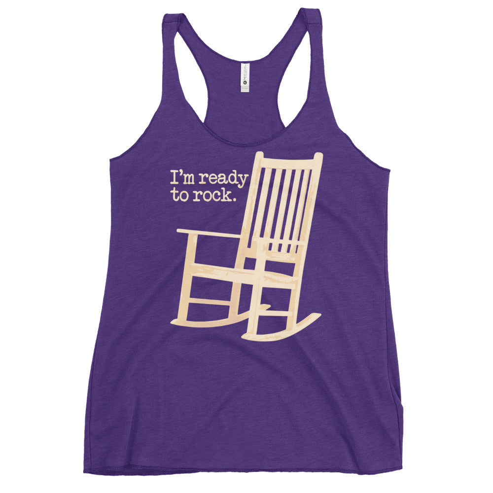 I'm Ready To Rock Women's Racerback Tank