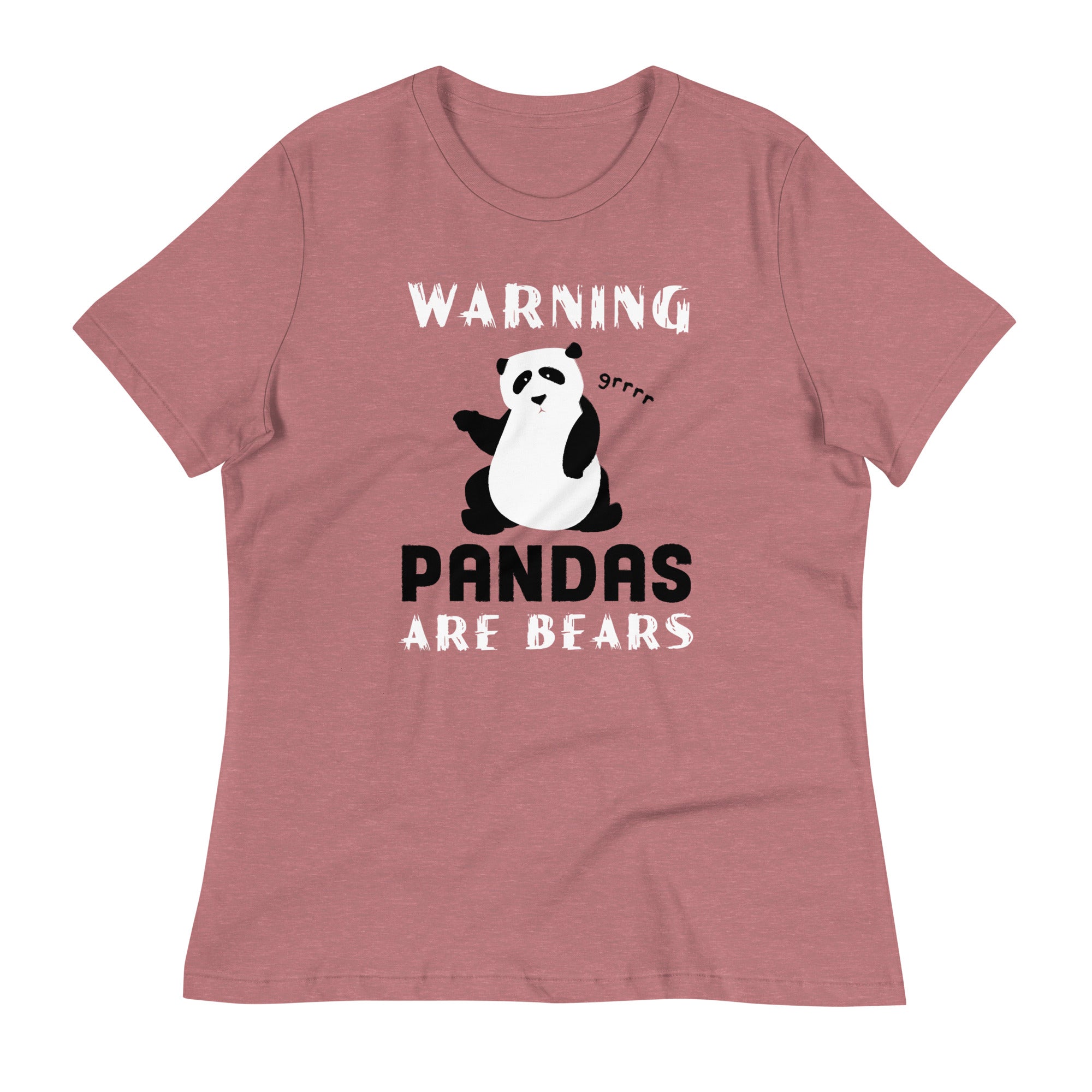 Warning, Pandas Are Bears Women's Signature Tee