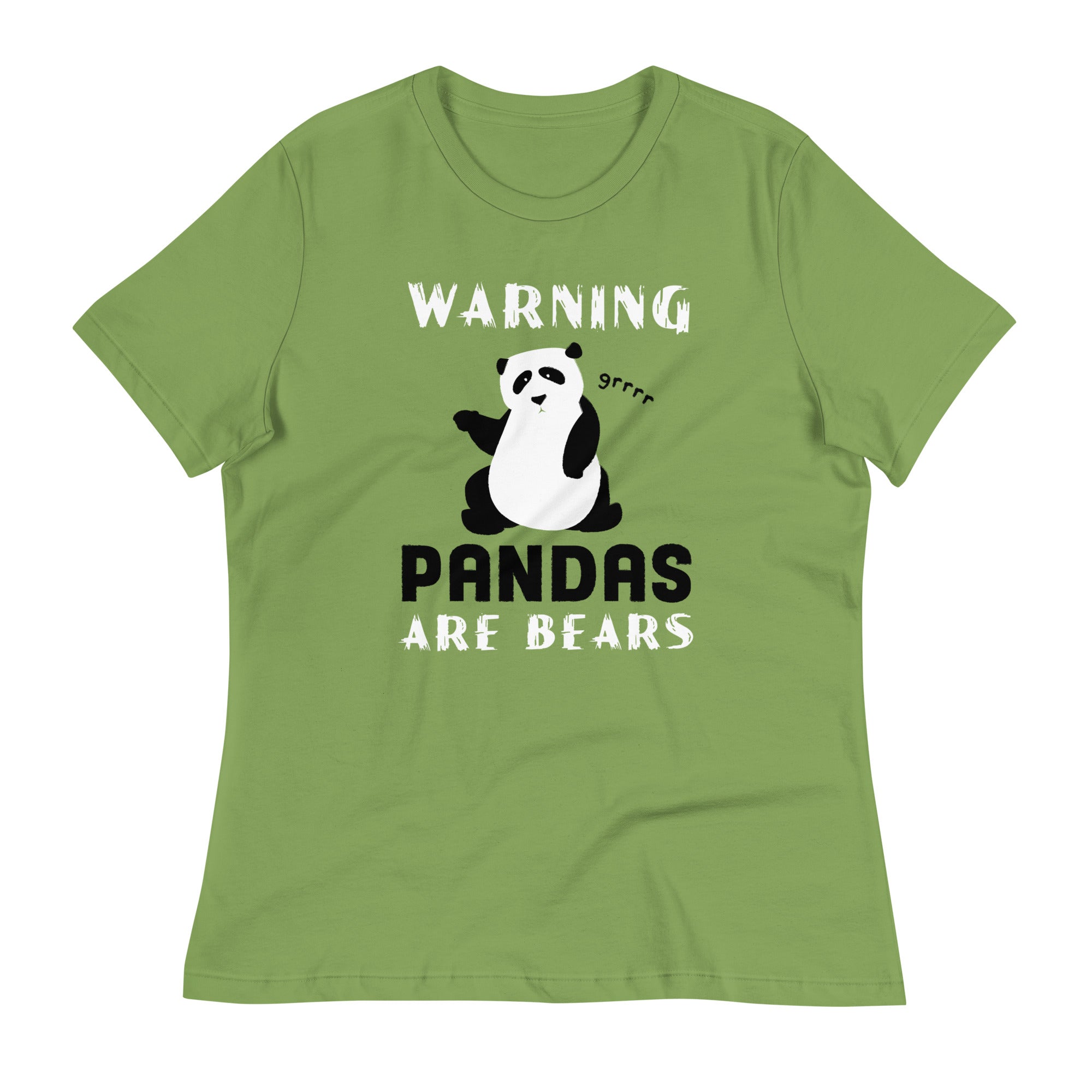 Warning, Pandas Are Bears Women's Signature Tee
