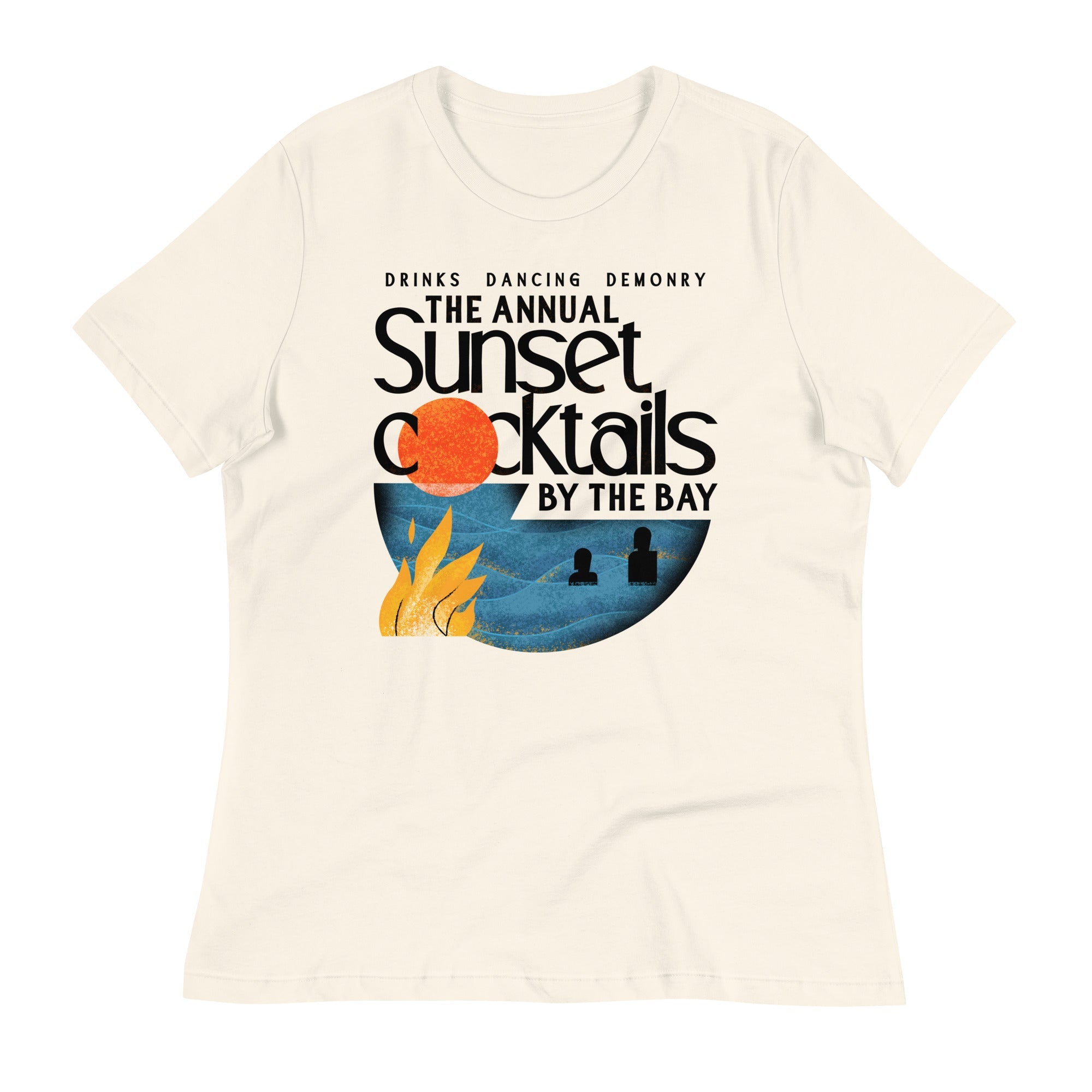 The Annual Sunset Cocktails By The Bay Women's Signature Tee