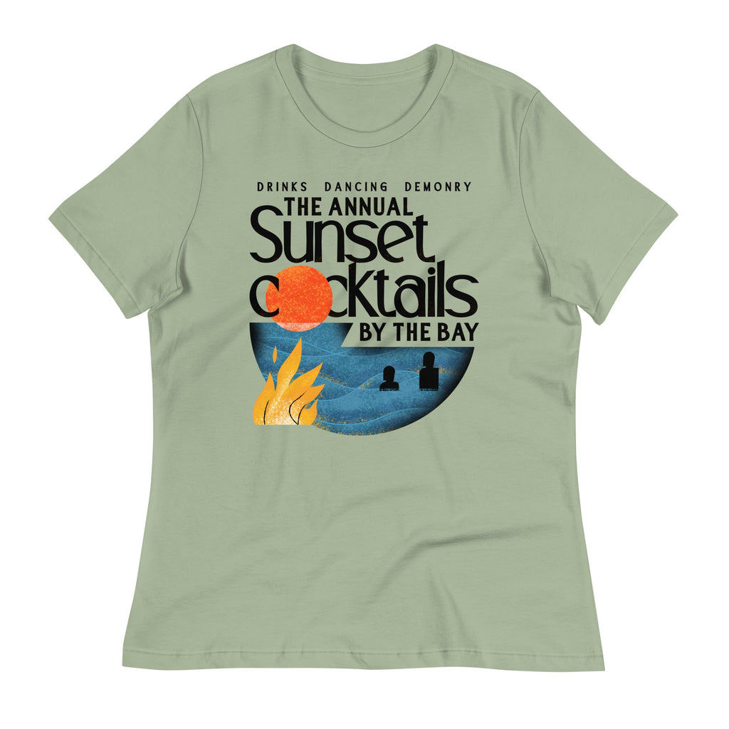 The Annual Sunset Cocktails By The Bay Women's Signature Tee