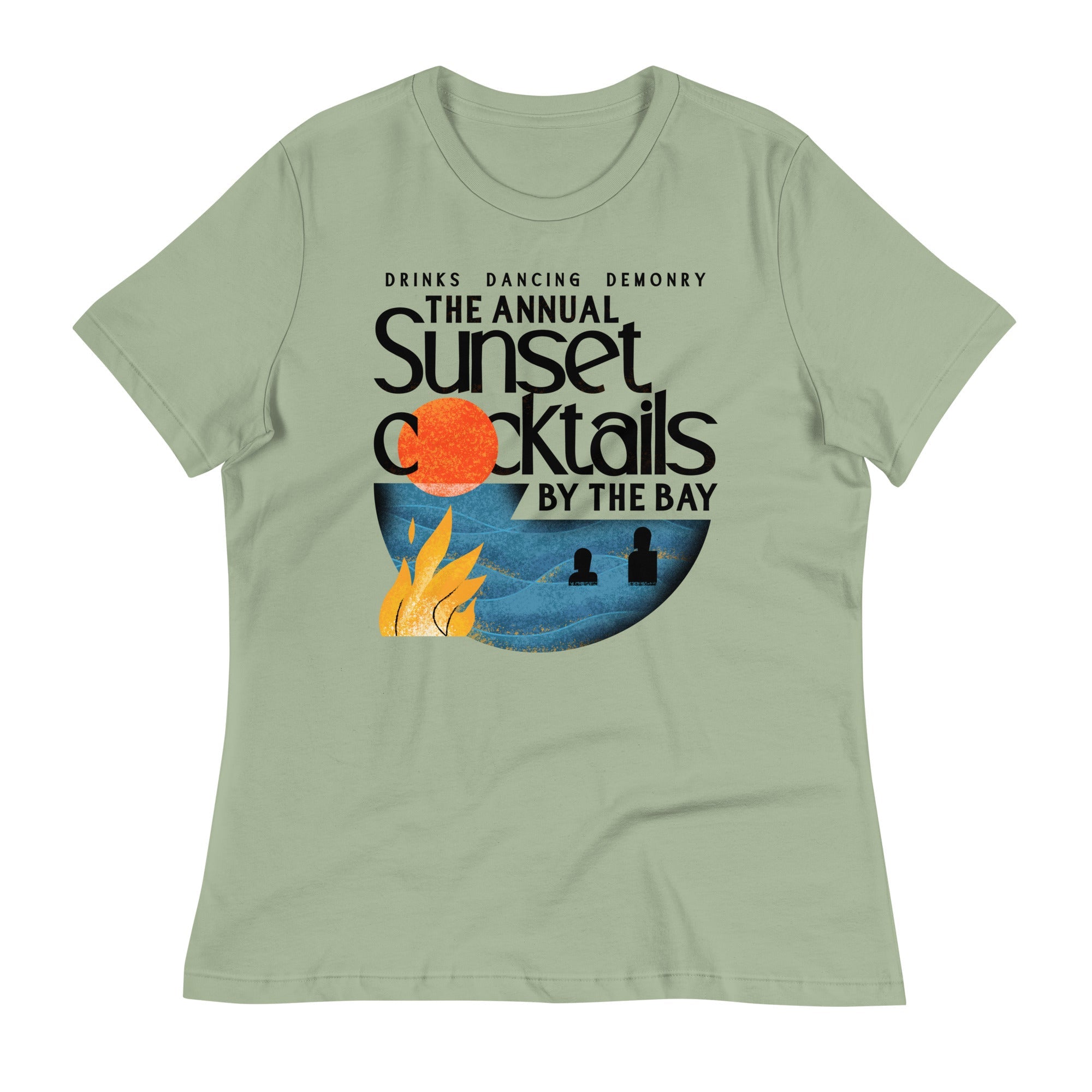 The Annual Sunset Cocktails By The Bay Women's Signature Tee