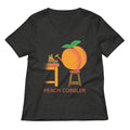 Peach Cobbler Women's V-Neck Tee