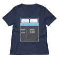 Where I Sleep, Where My Dog Sleeps Women's V-Neck Tee