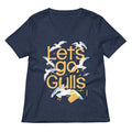Let's Go, Gulls Women's V-Neck Tee