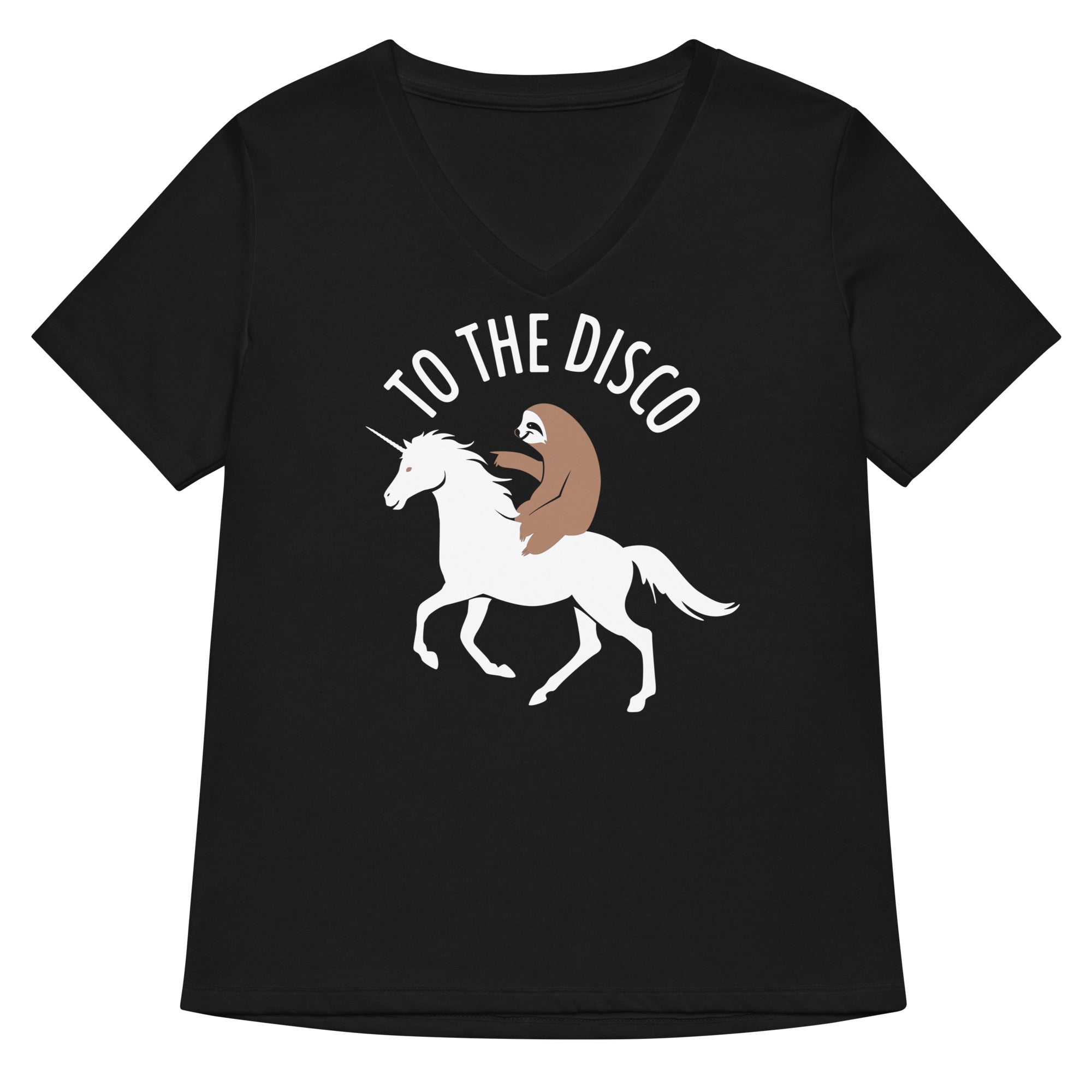 To The Disco Women's V-Neck Tee