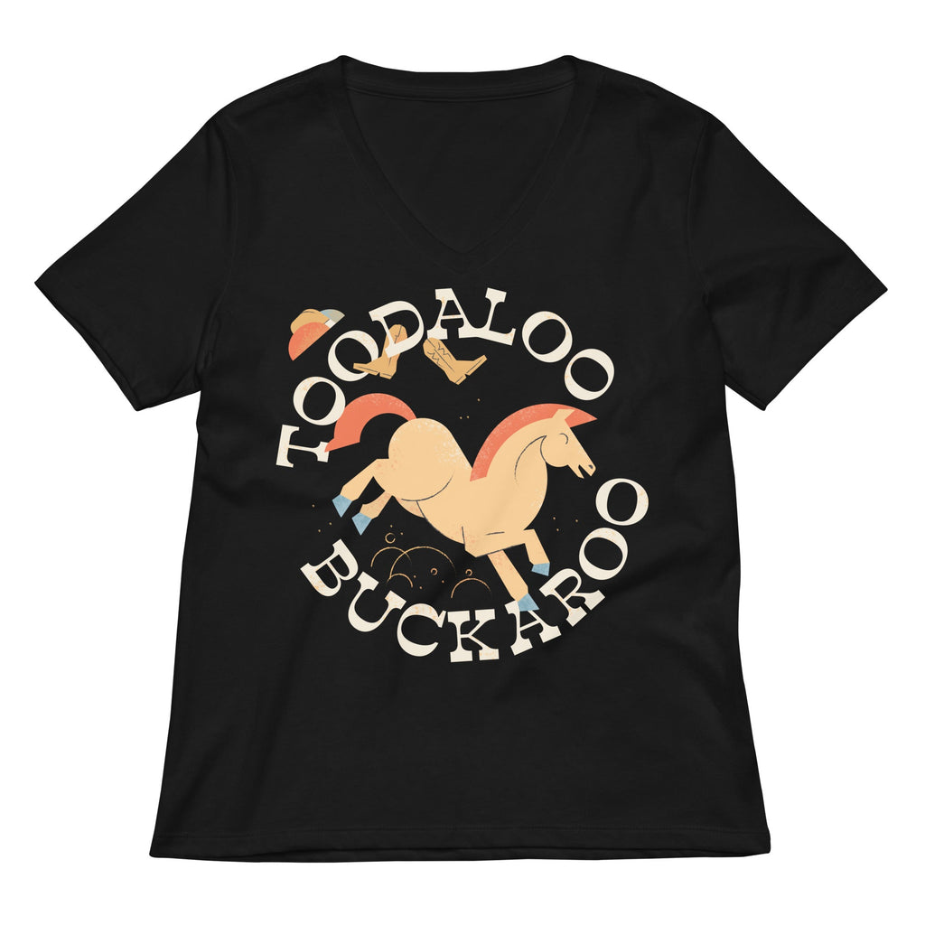 Toodaloo Buckaroo Women's V-Neck Tee