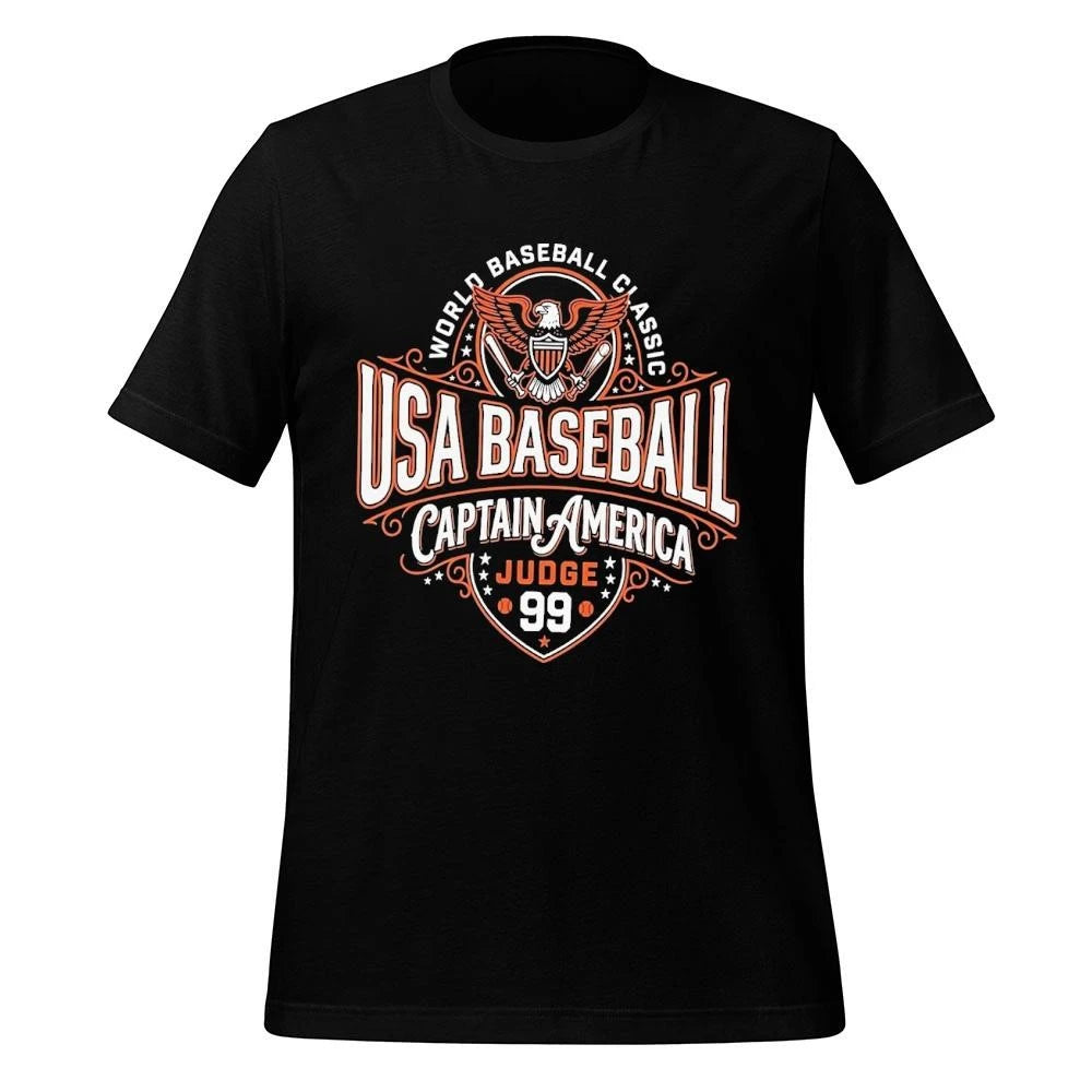 World Baseball Classic USA Baseball Captain America Judge Shirt