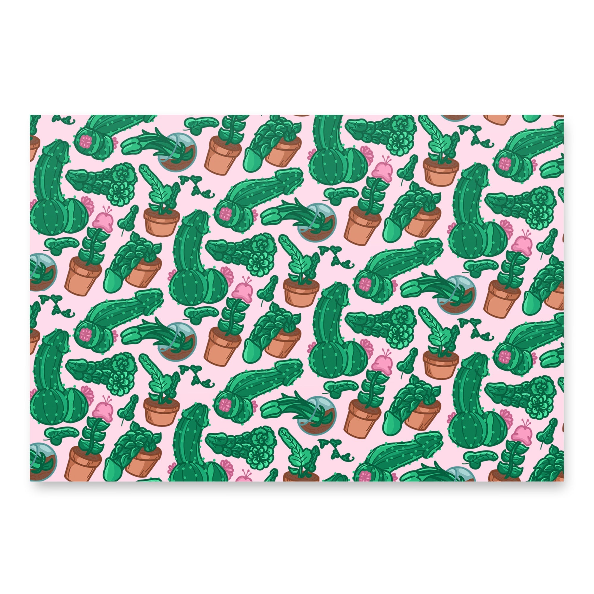 NSFW Pattern Wrapping Paper Sheets