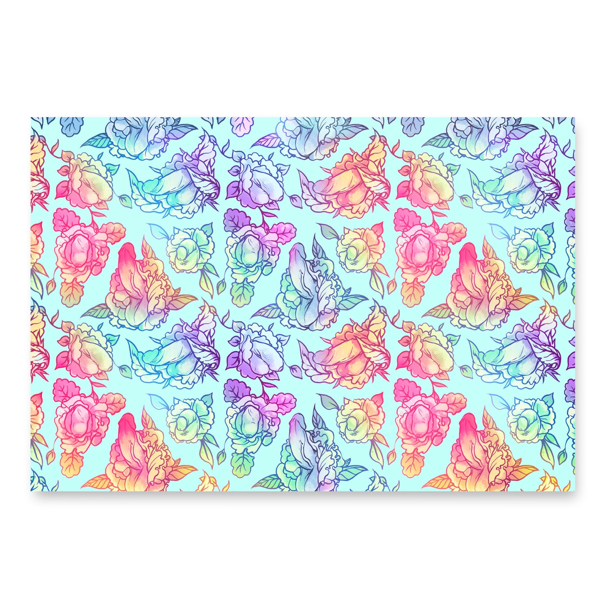 NSFW Penis Pattern Wrapping Paper Sheets